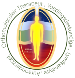 Logo Albican, Orthomoleculair Therapeut, Voedingsdeskundige, chakra analyse, aurascan
